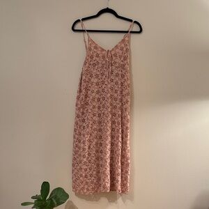 Floral Eyelette Maxi Dress